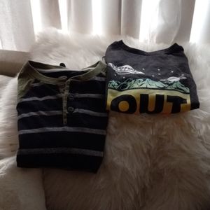 2boy jeans,2long sleeve t-shirt